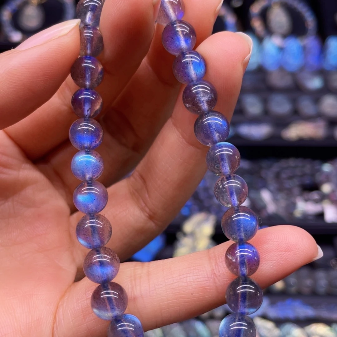 未镶嵌手串长石7.3左右