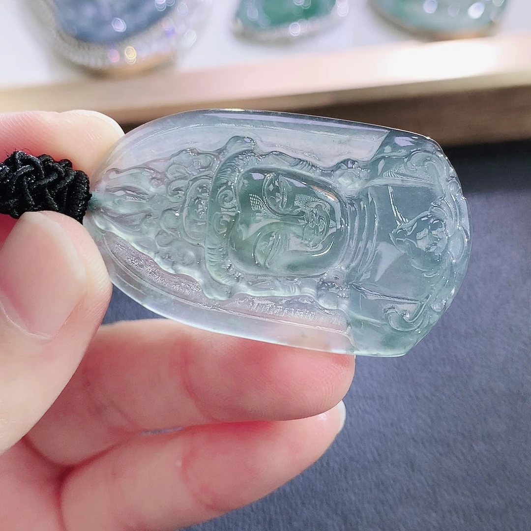 翡翠未镶嵌挂件翡翠