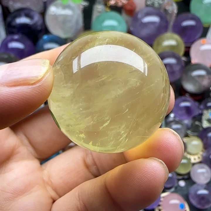 未镶嵌珠宝半成品水晶3.06厘米