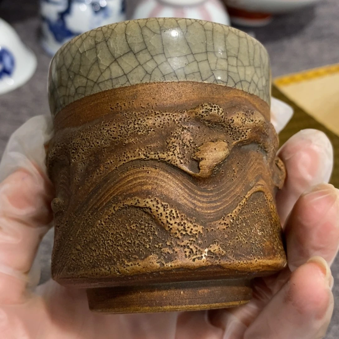 紫砂茶杯非常漂亮好看的花瓶