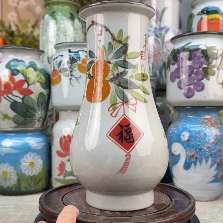 景德镇陶瓷花手绘釉下彩