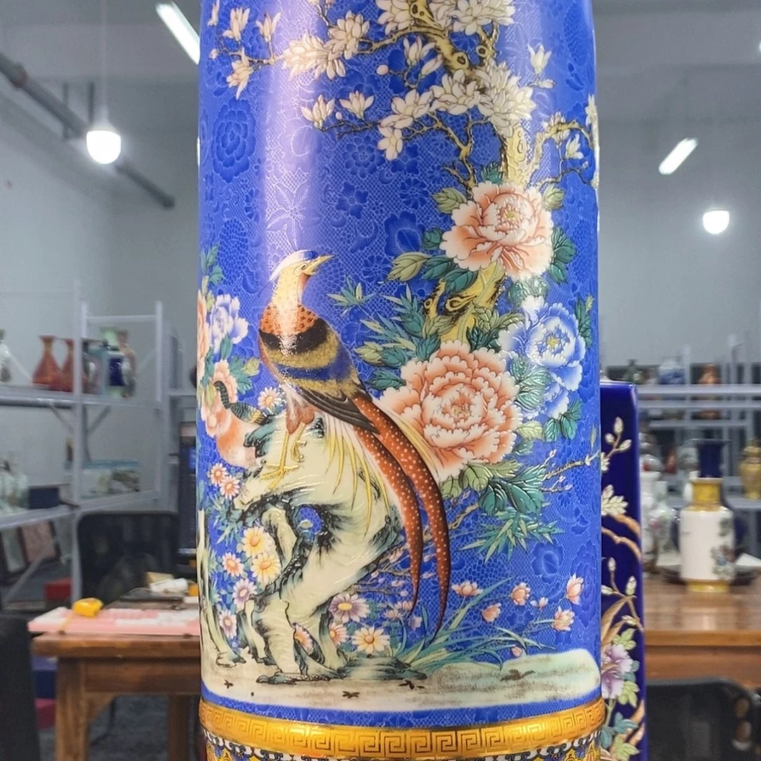 摆件景德镇陶瓷花瓶摆件