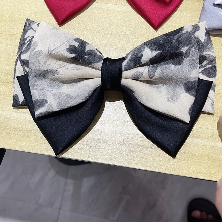 布艺铁合金蝴蝶结发夹