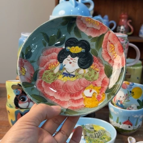 炉景德镇釉下手绘陶瓷