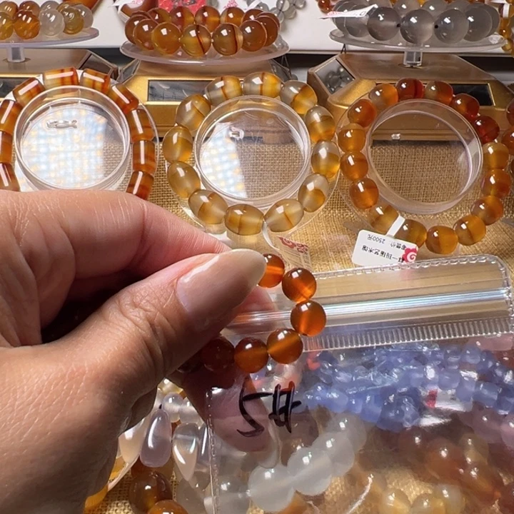 华***越合金颈饰玛瑙/玉髓5