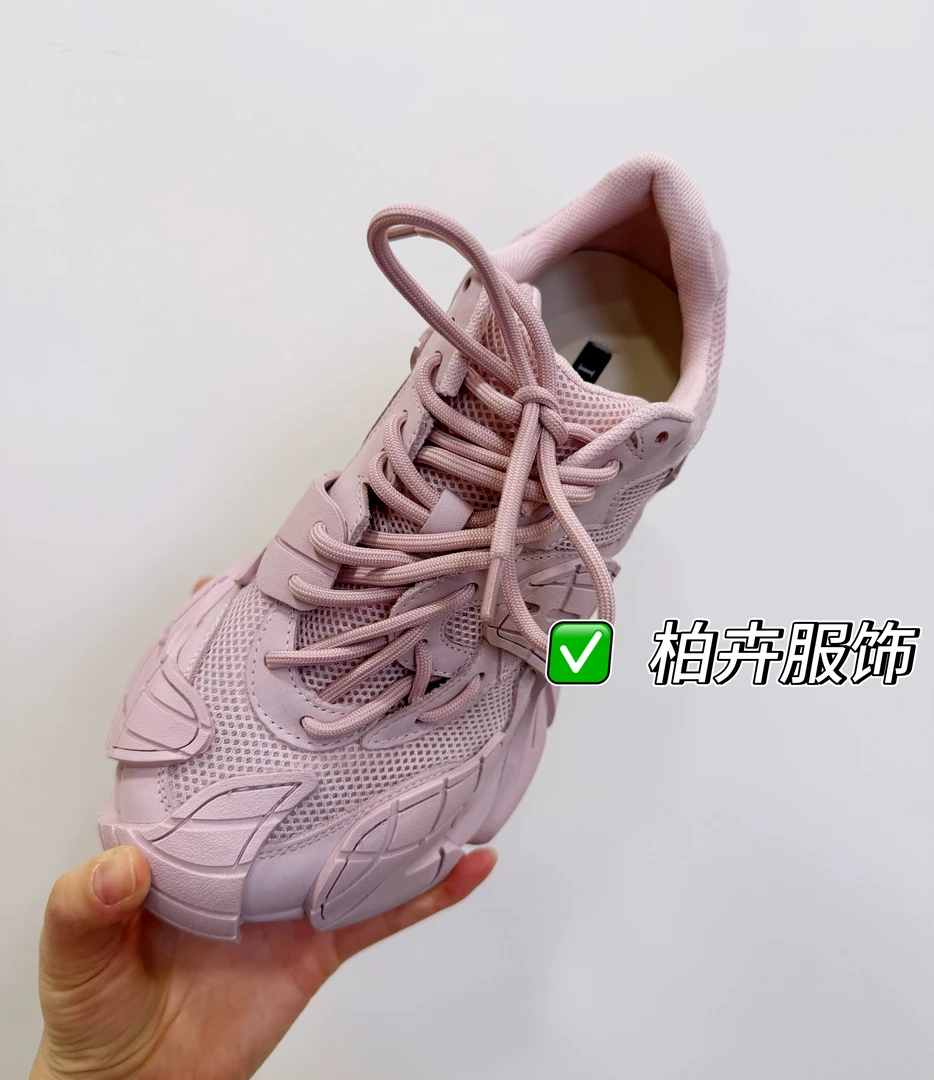 【柏卉服饰】粉色老爹鞋