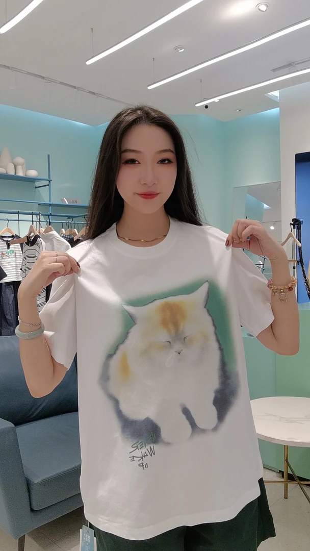 本白丝芙凉感抑菌T恤