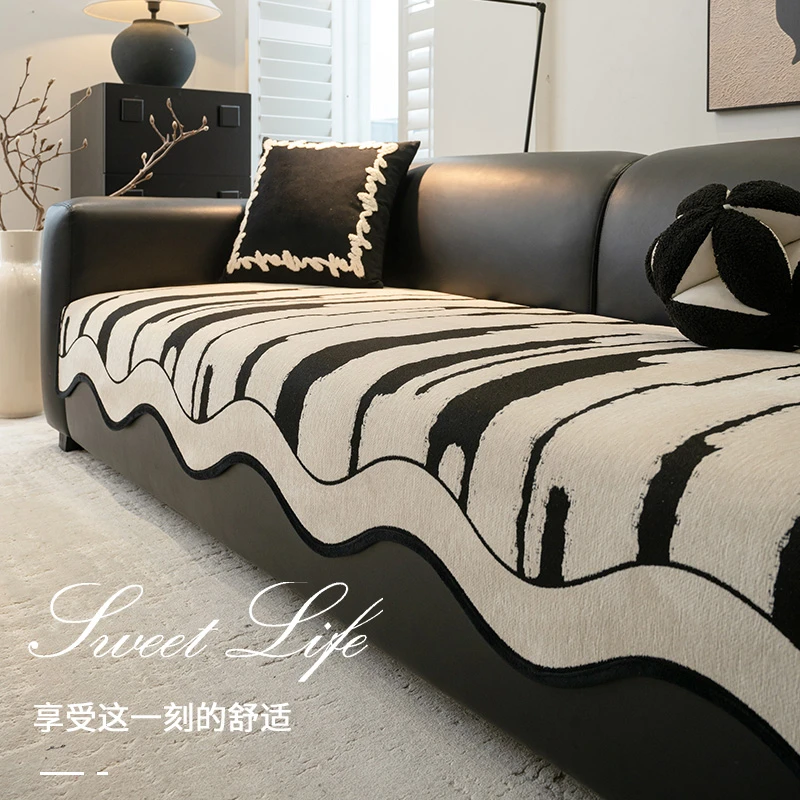 LANSWE/浪莎异形蒂梵新款一片式沙发盖布四季通用时尚百搭沙发垫
