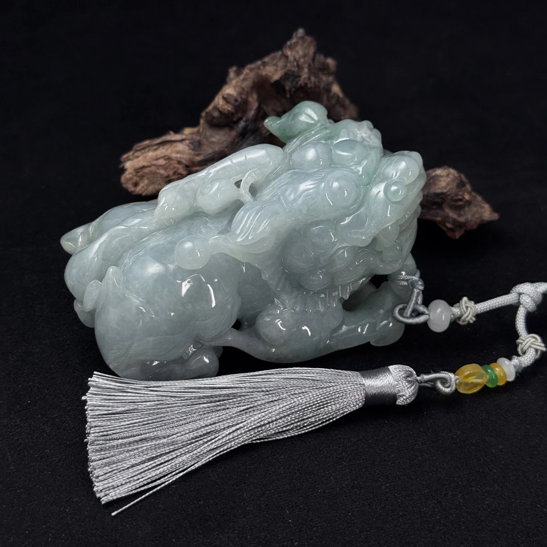 【诚翠拍品第一百一十二期午】翡翠63手把Yyang2010