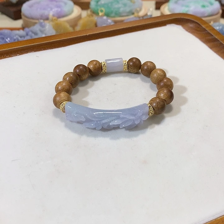 翡翠未镶嵌手链翡翠手牌