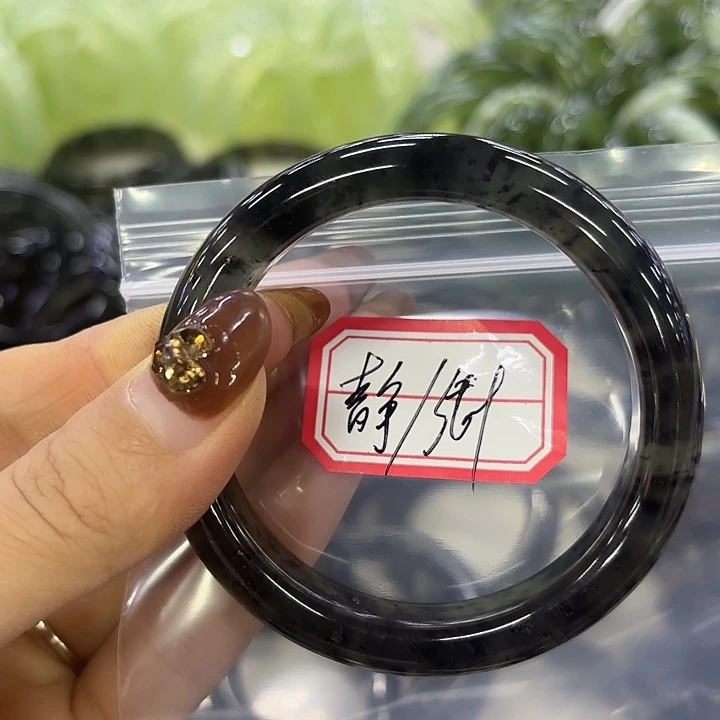 静***水蛇纹石玉未镶嵌岫玉手镯