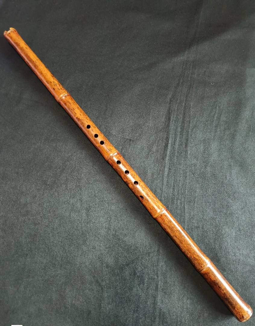 斑竹大漆洞箫通口正手8孔收藏级
