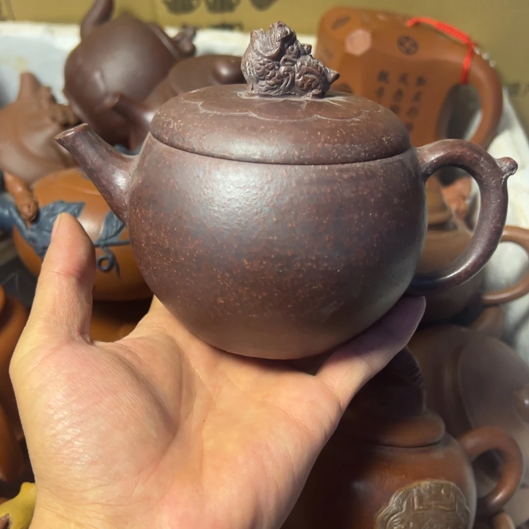 紫砂茶壶宜兴原矿紫砂壶400毫升容量