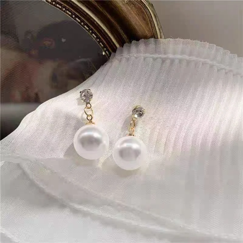 铜合金耳饰 【D22】新款时尚精致甜美百搭简约耳环