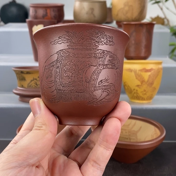 宜兴紫砂手工主人杯
