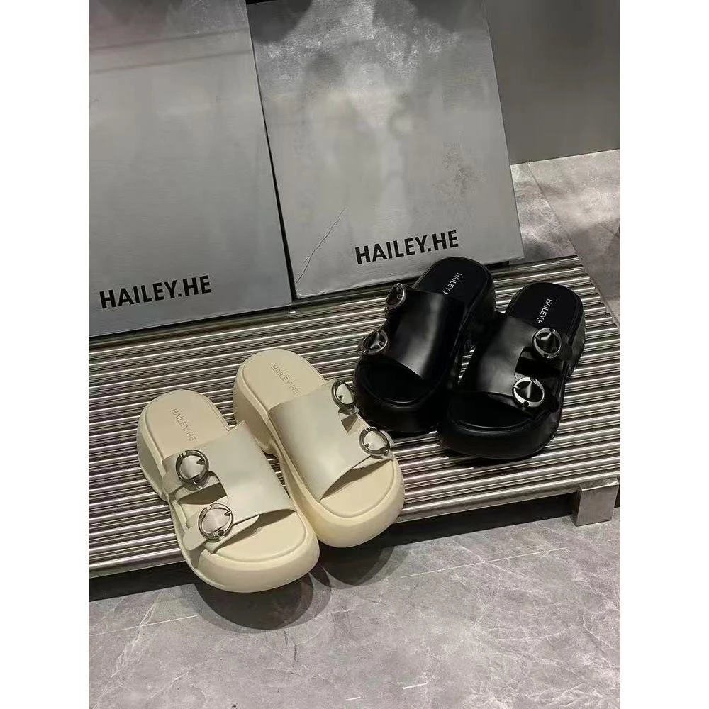 现货G4｜高端真皮羊里重工凉鞋女鞋｜标准尺码｜923-67
