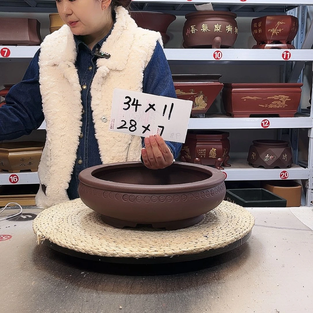 紫砂花盆紫砂花盆