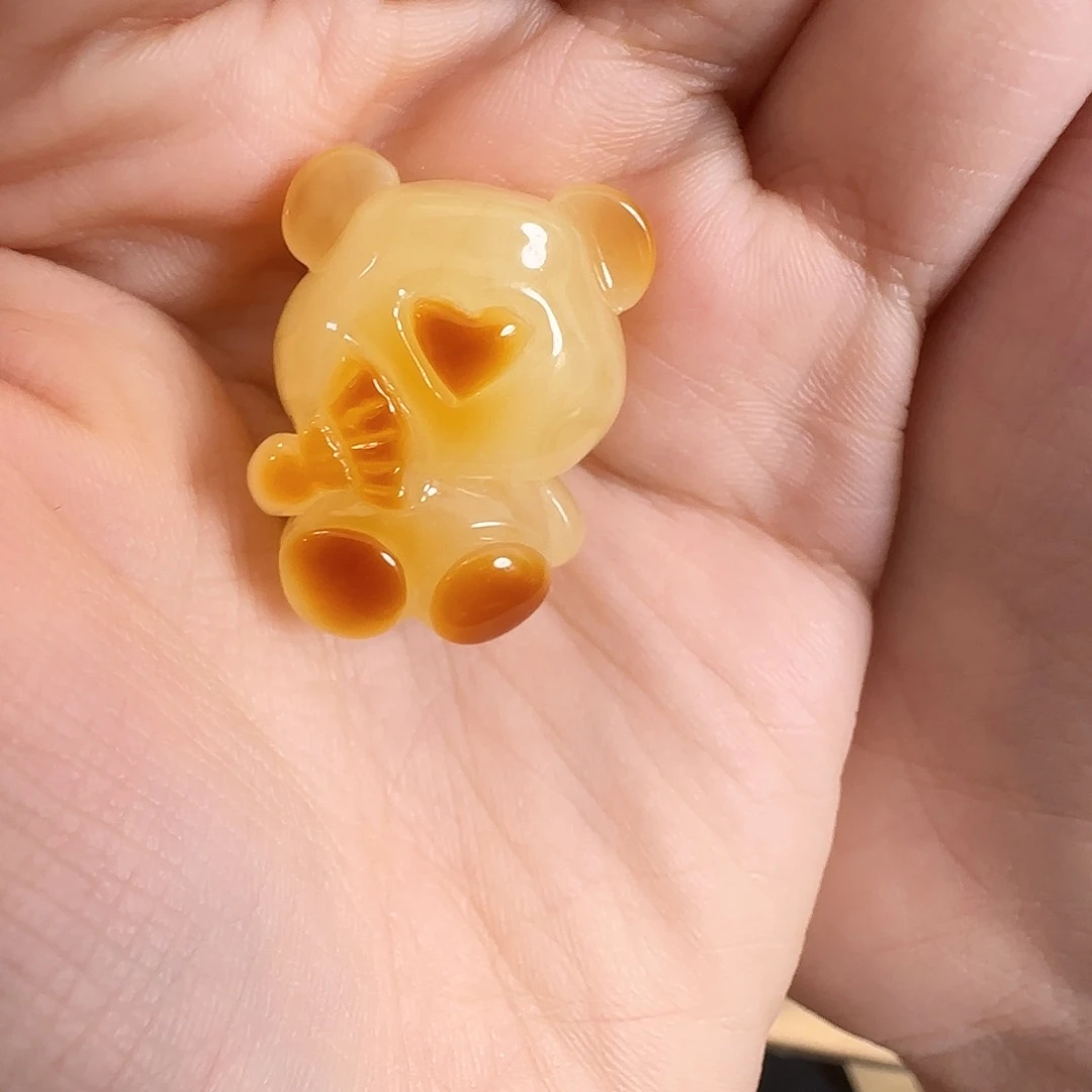 琥珀珠宝奇石未镶嵌蓝**梦