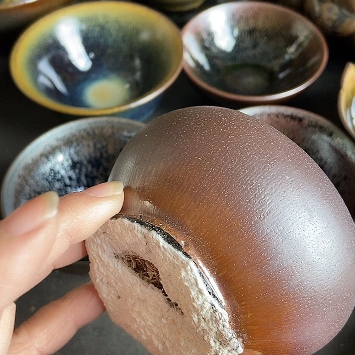 品***生茶盏34 建窑建盏微瑕