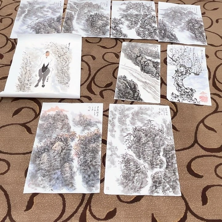 国画芭**屋孙玉华9张山水