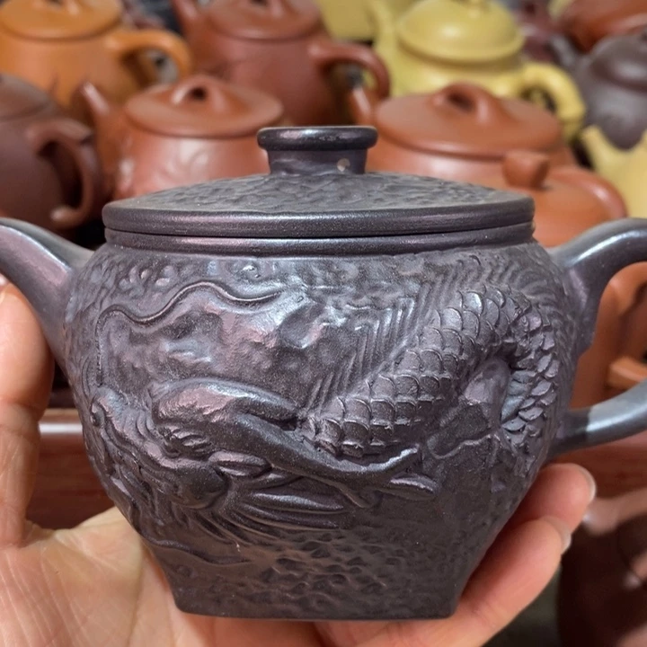 紫砂茶壶微瑕处理一把