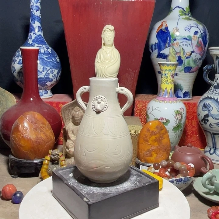 瓷片青花瓷器手工制作