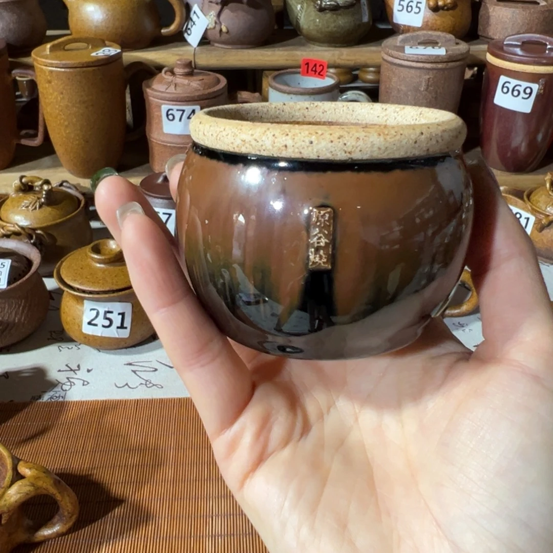 缸150 毫升原谷粗瓷高温瓷