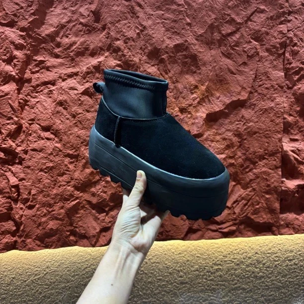 【古再力】3250潮流保暖靴子时尚休闲风冬季马丁靴时尚雪地靴低帮