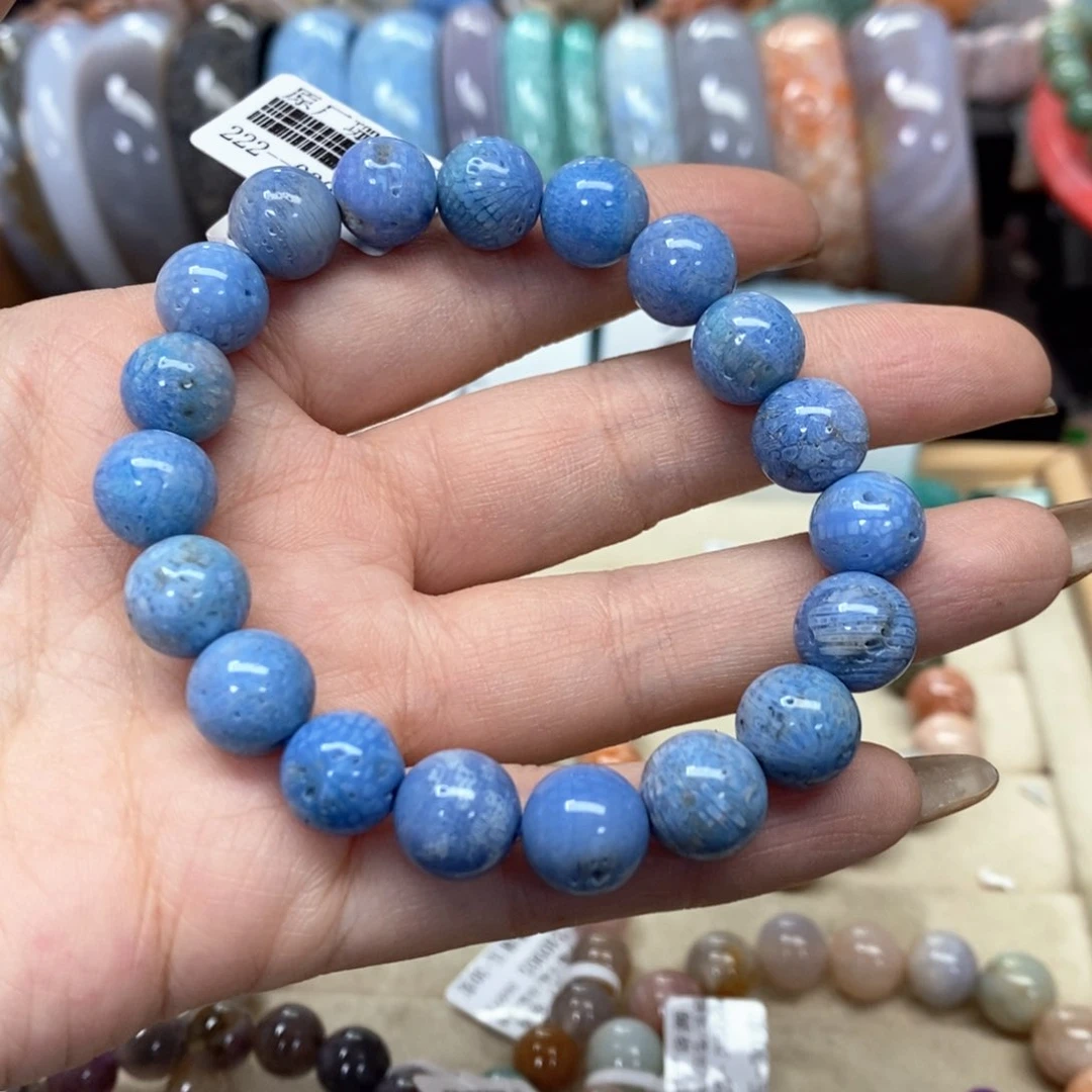 硅化珊瑚（珊瑚玉）手链未镶嵌123