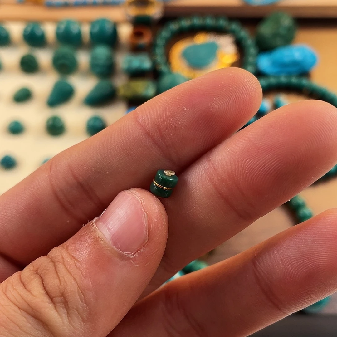 绿松石未镶嵌挂件