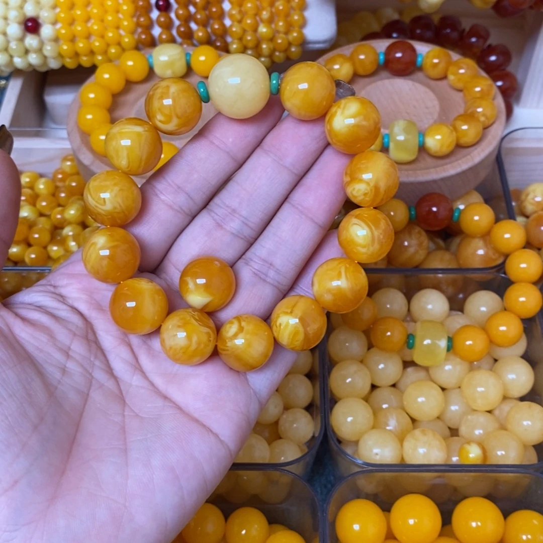 ****。非金属精品百搭手串16飘花