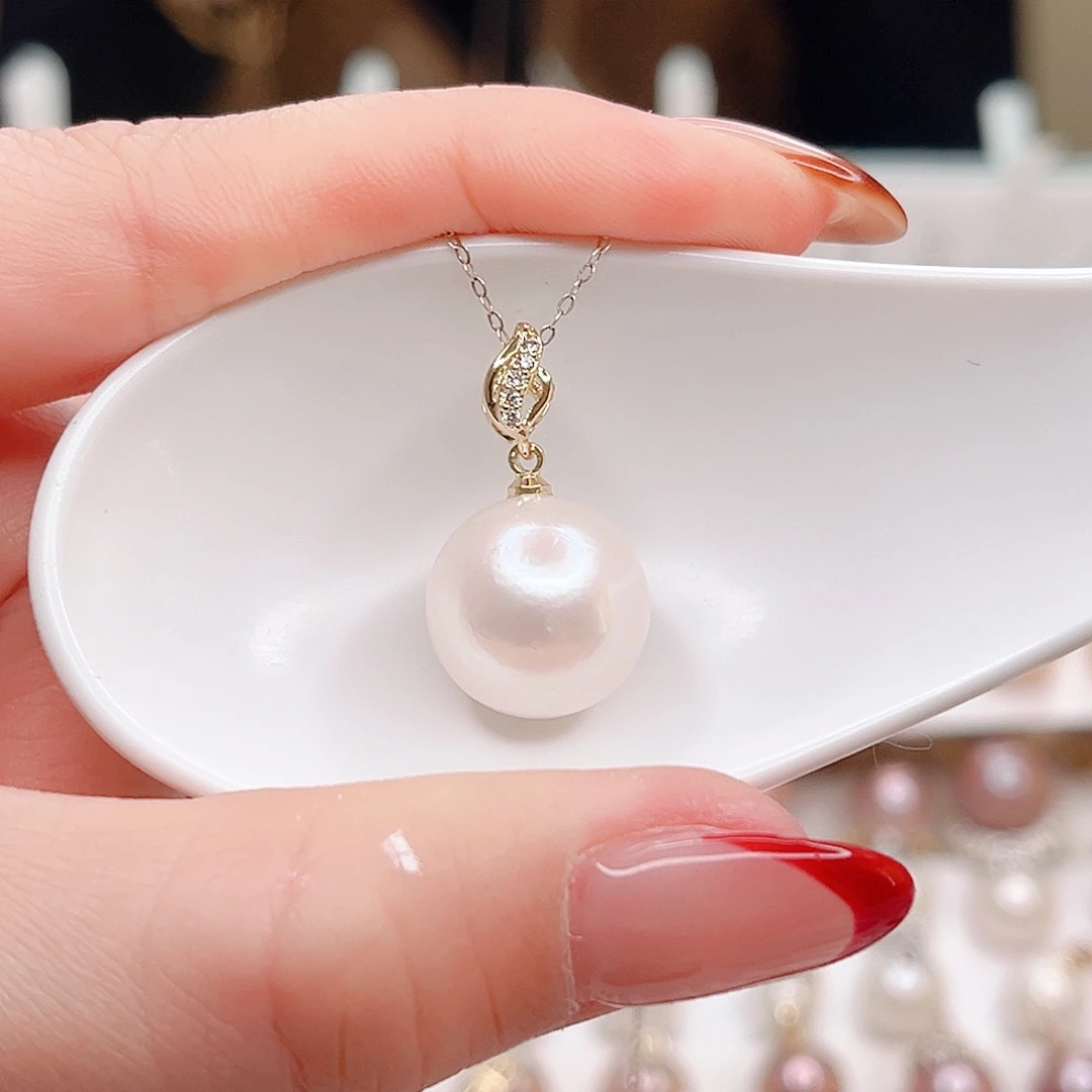 淡水珍珠吊坠(赠链)合金