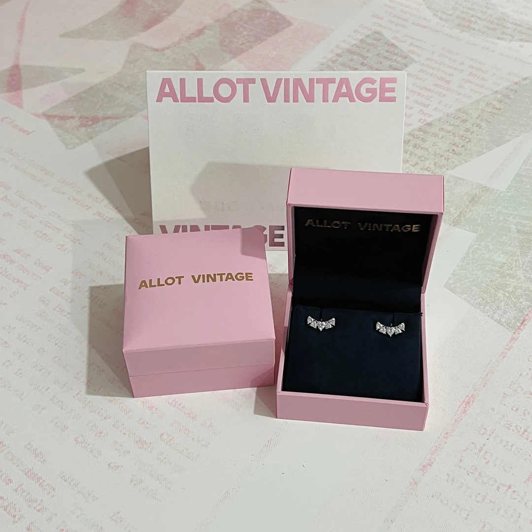 925银合成锆石耳饰 爱心微笑耳钉blingbling超闪正反心形钻钻耳钉