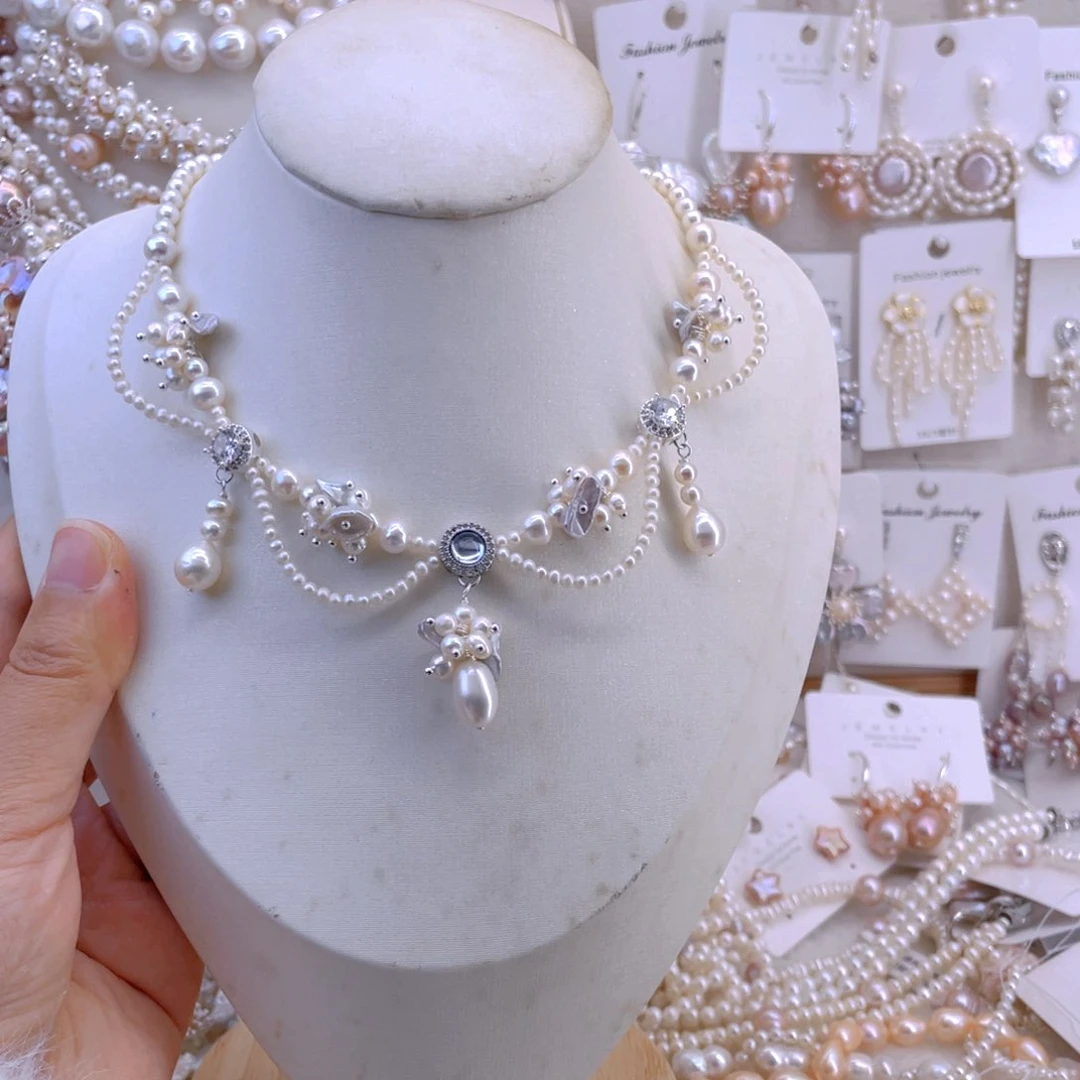 未镶嵌耳饰淡水珍珠