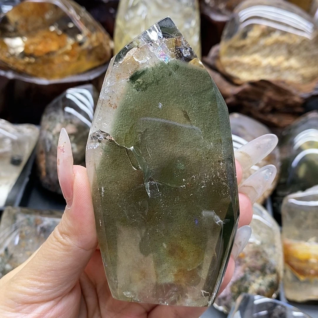 水晶珠宝半成品未镶嵌