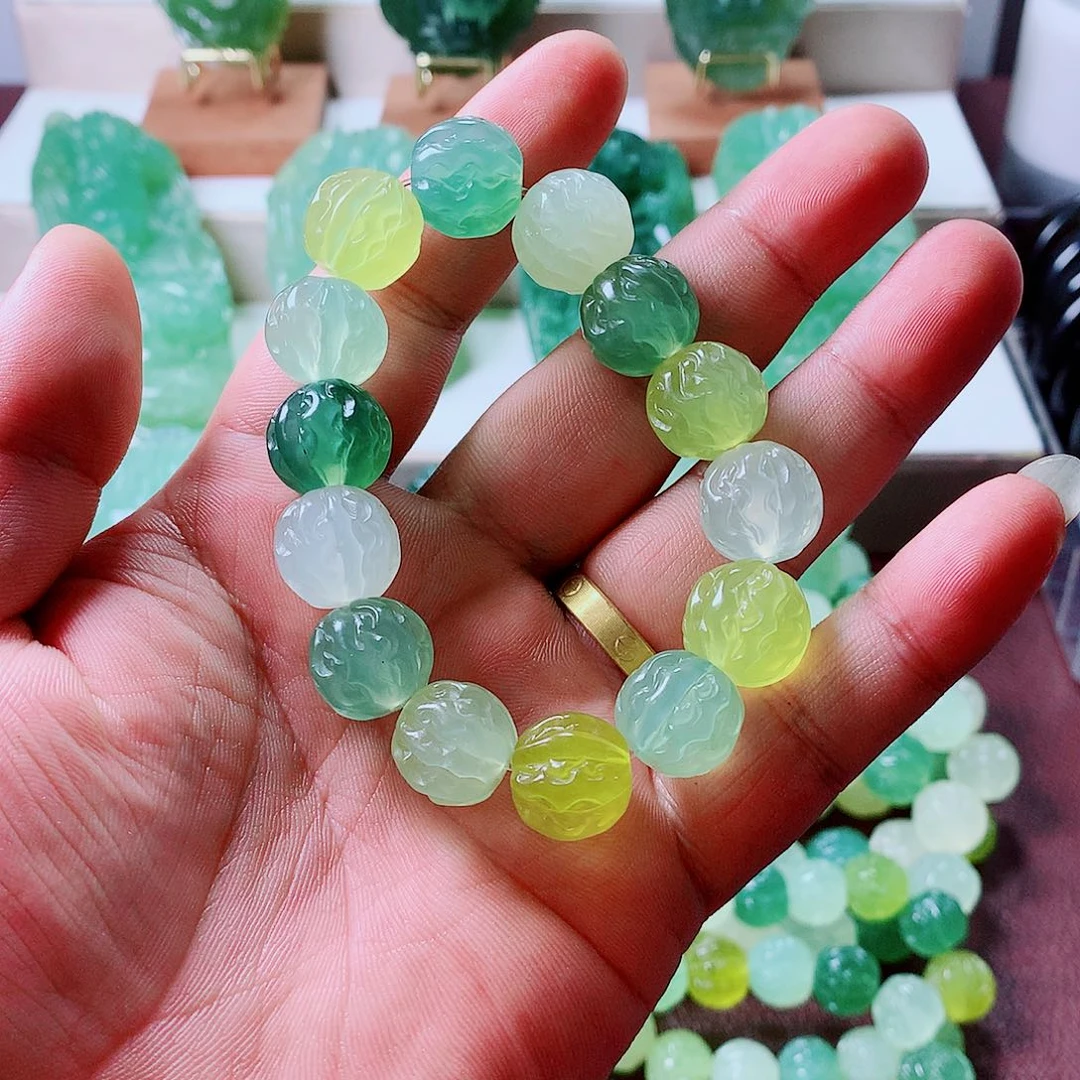 蛇纹石玉未镶嵌手串