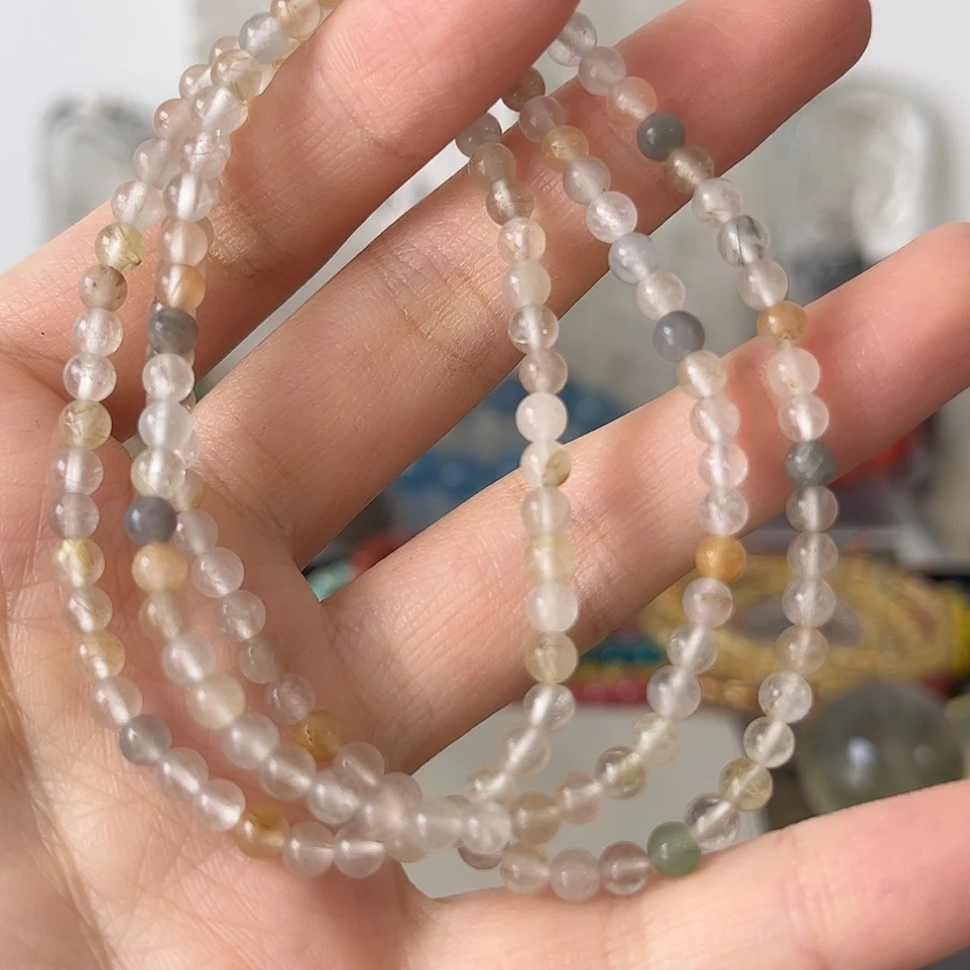 未镶嵌手链水晶矿坑多宝兔毛
