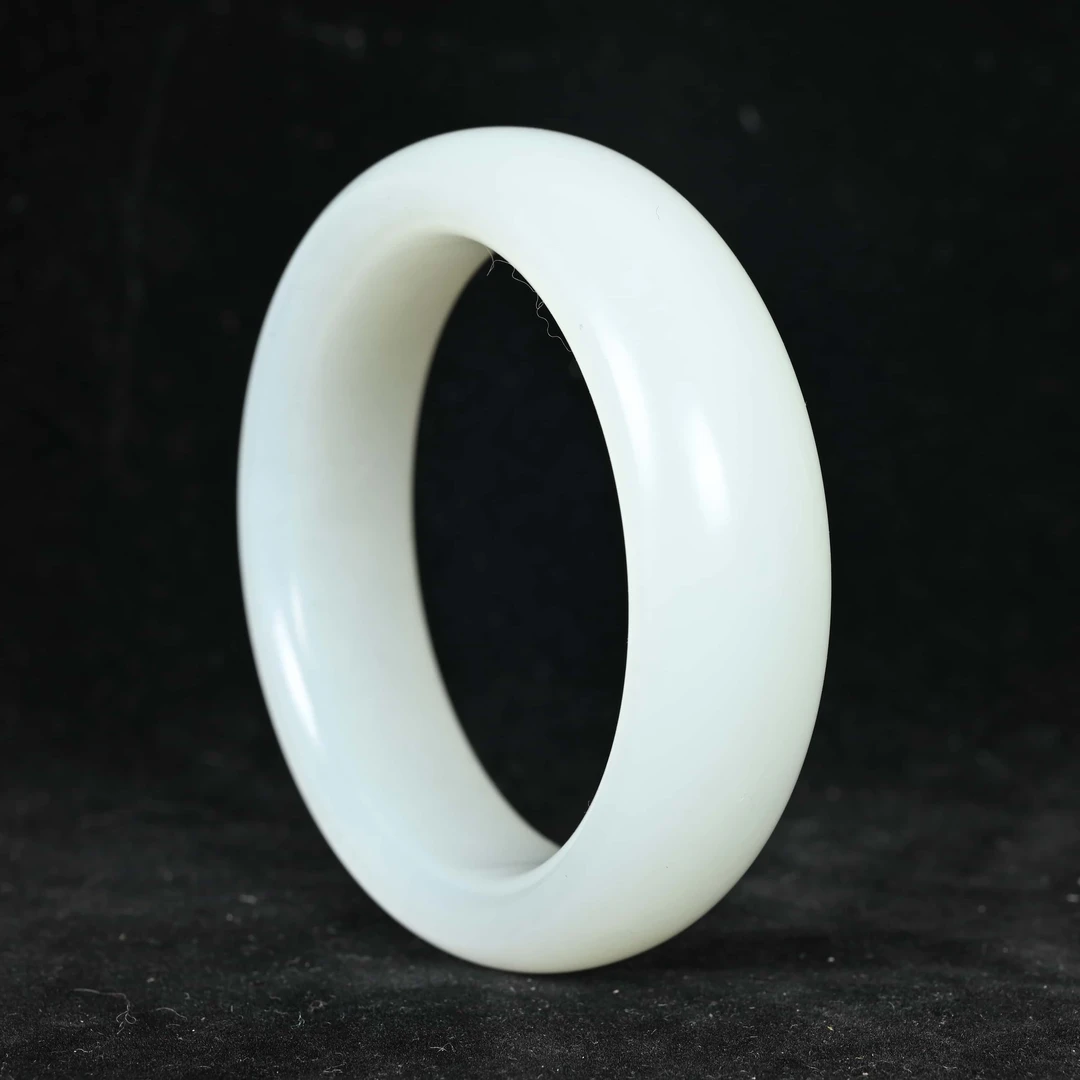 清代素面宽条玉镯/YYY.297790/集萃斋