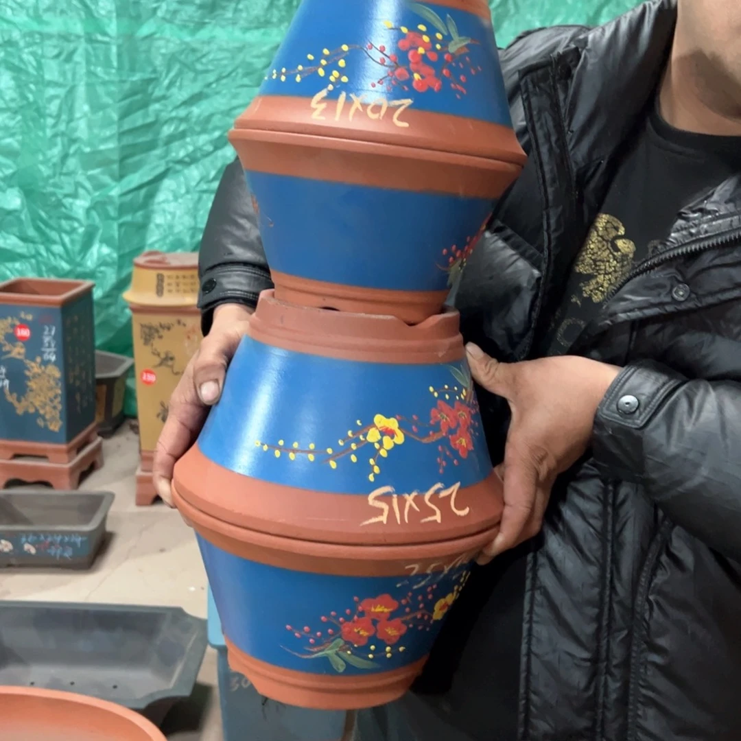 紫砂花盆紫砂花盆