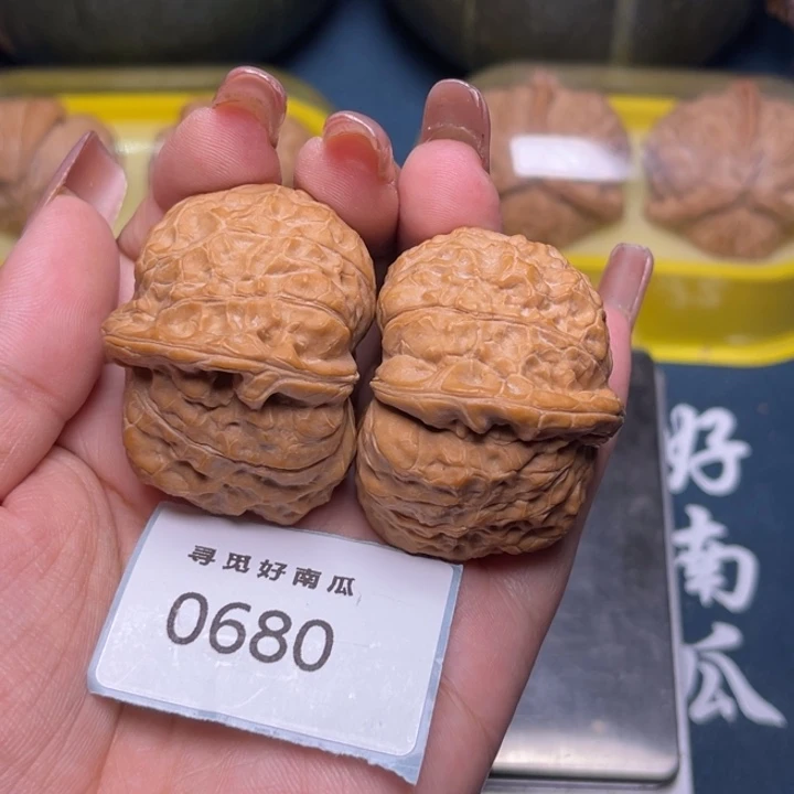 把件文玩核桃南瓜墩43-0680