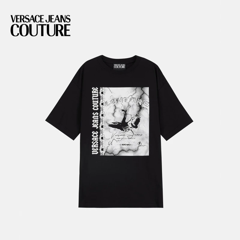 VERSACE JEANS COUTURE 宽松印花T恤