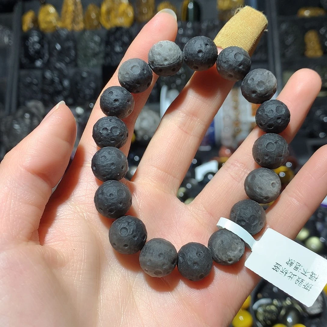 黑曜岩手链未镶嵌新**霁
