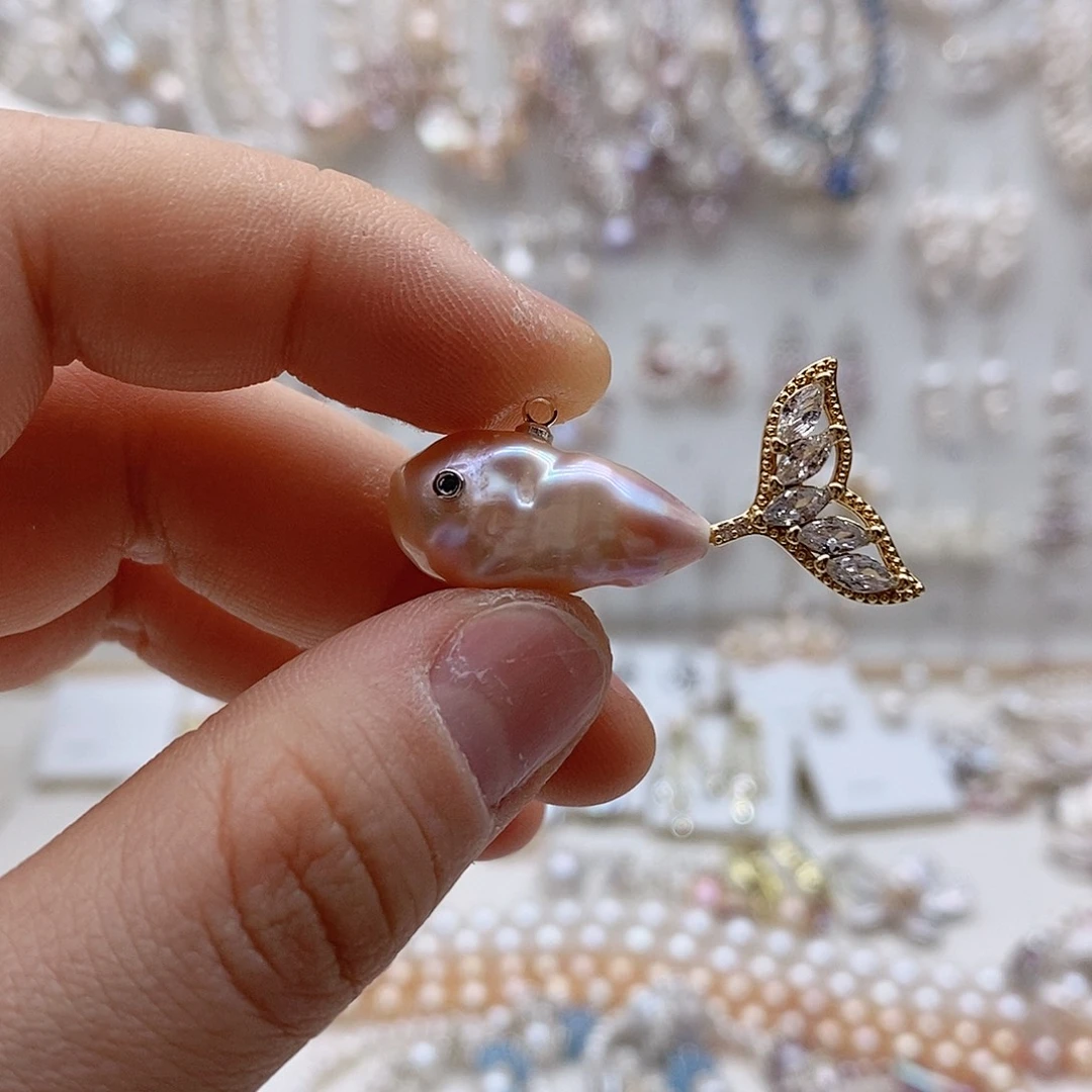 耳饰未镶嵌淡水珍珠