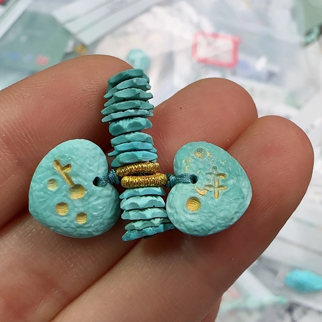 绿松石珠宝半成品未镶嵌