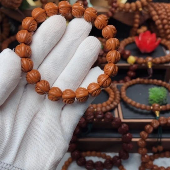 吊坠桃核12新款双脊龙手串