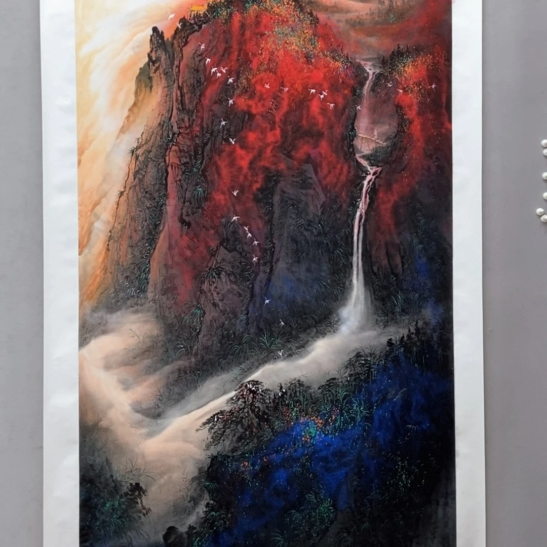 国画西**歌韦国春大六尺精品佳作