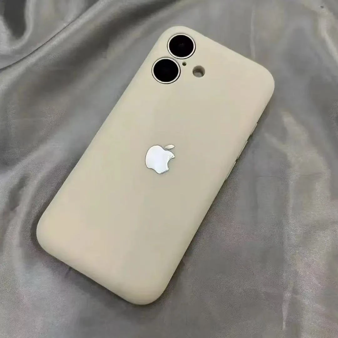 肤感纯色肥皂适用苹果16promax手机壳一体iPhone15高级14时尚13女