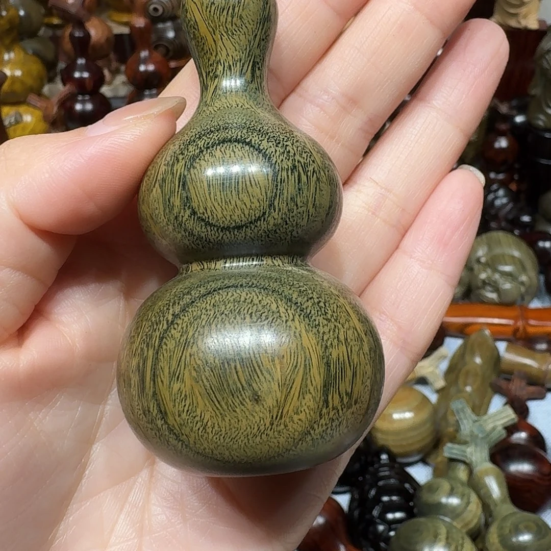天***健香榧木绿檀葫芦葫芦
