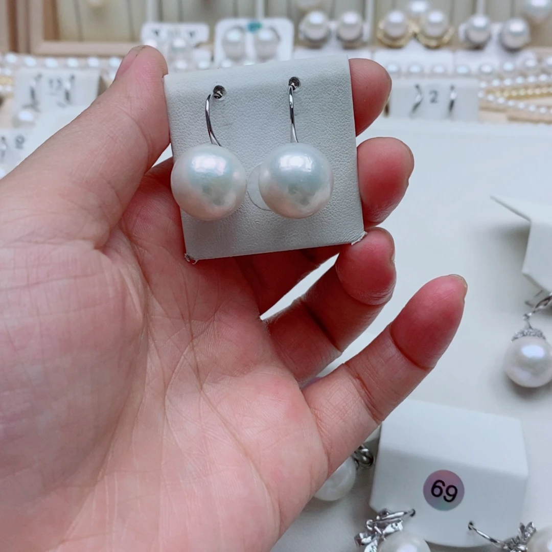 十***悲淡水珍珠银S925镶嵌颈饰