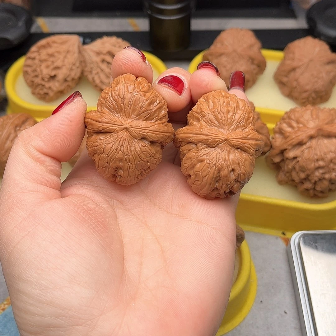 文玩核桃把件元宝修43